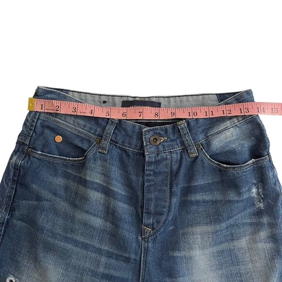 Maison Scotch L’Adorable Boyfriend Ripped Blue Jeans - Picture 7 of 9